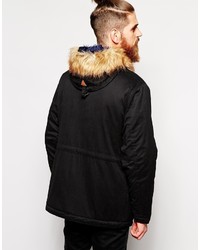 schwarzer Parka von Farah