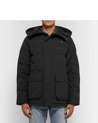 schwarzer Parka von Canada Goose