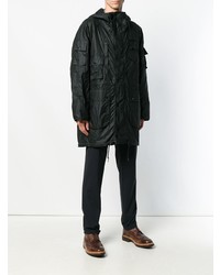 schwarzer Parka von Barbour