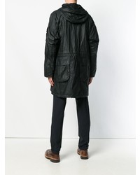 schwarzer Parka von Barbour