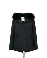 schwarzer Parka von Yves Salomon Army