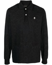schwarzer Polo Pullover von Billionaire