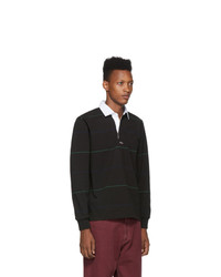 schwarzer Polo Pullover von Noah NYC