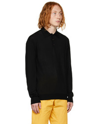 schwarzer Polo Pullover von King & Tuckfield