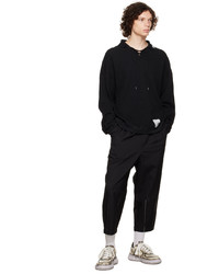 schwarzer Polo Pullover von Miharayasuhiro