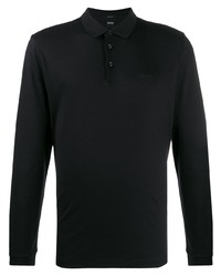 schwarzer Polo Pullover von BOSS