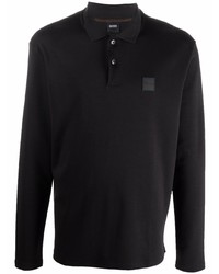 schwarzer Polo Pullover von BOSS