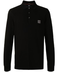 schwarzer Polo Pullover von BOSS