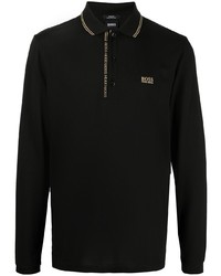 schwarzer Polo Pullover von BOSS