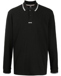 schwarzer Polo Pullover von BOSS
