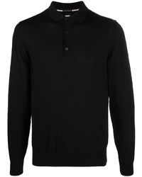 schwarzer Polo Pullover von BOSS