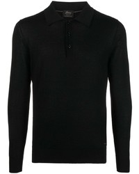 schwarzer Polo Pullover von Brioni