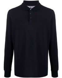 schwarzer Polo Pullover von Brunello Cucinelli