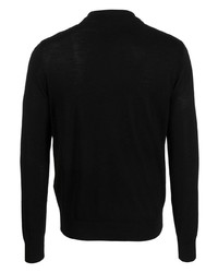 schwarzer Polo Pullover von Pal Zileri