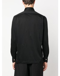 schwarzer Polo Pullover von Kiton