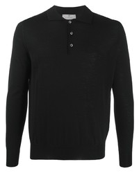 schwarzer Polo Pullover von Canali