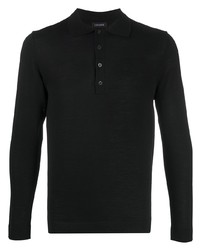 schwarzer Polo Pullover von Cenere Gb