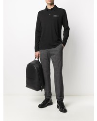 schwarzer Polo Pullover von Karl Lagerfeld