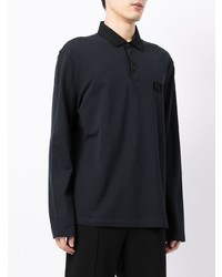 schwarzer Polo Pullover von Armani Exchange