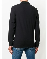 schwarzer Polo Pullover von BOSS HUGO BOSS