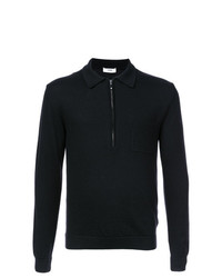 schwarzer Polo Pullover von Cmmn Swdn