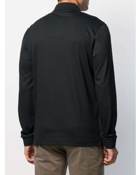 schwarzer Polo Pullover von BOSS