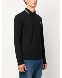 schwarzer Polo Pullover von Stone Island