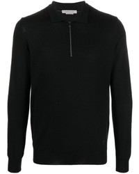 schwarzer Polo Pullover von Corneliani