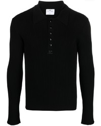 schwarzer Polo Pullover von Courrèges