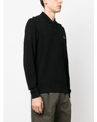 schwarzer Polo Pullover von Fred Perry