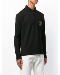 schwarzer Polo Pullover von Versace Jeans