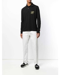 schwarzer Polo Pullover von Versace Jeans