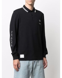 schwarzer Polo Pullover von Fred Perry