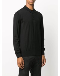 schwarzer Polo Pullover von Dolce & Gabbana