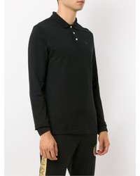 schwarzer Polo Pullover von Emporio Armani