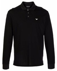 schwarzer Polo Pullover von Emporio Armani