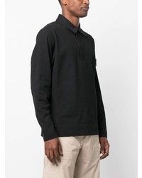 schwarzer Polo Pullover von Stone Island