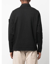 schwarzer Polo Pullover von Stone Island