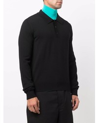 schwarzer Polo Pullover von Bottega Veneta