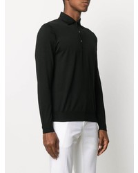 schwarzer Polo Pullover von Lardini