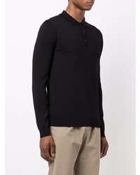 schwarzer Polo Pullover von BOSS