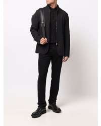 schwarzer Polo Pullover von Emporio Armani