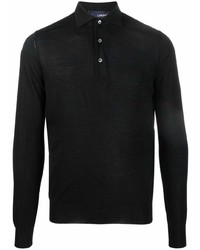 schwarzer Polo Pullover von Lardini