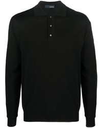 schwarzer Polo Pullover von Lardini