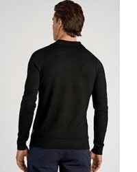 schwarzer Polo Pullover von Lindbergh