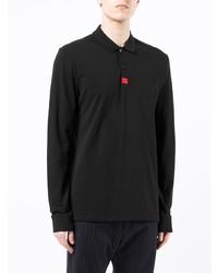 schwarzer Polo Pullover von BOSS