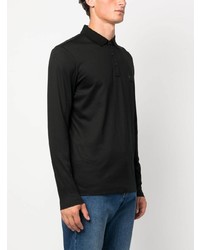 schwarzer Polo Pullover von BOSS