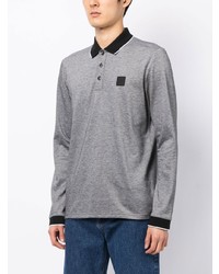 schwarzer Polo Pullover von BOSS