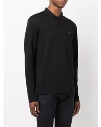 schwarzer Polo Pullover von BOSS