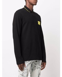 schwarzer Polo Pullover von VERSACE JEANS COUTURE